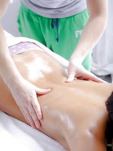 Slender asian dark hair teen Veiki in sexy panties hard fucked in bald pussy after sucking cock 